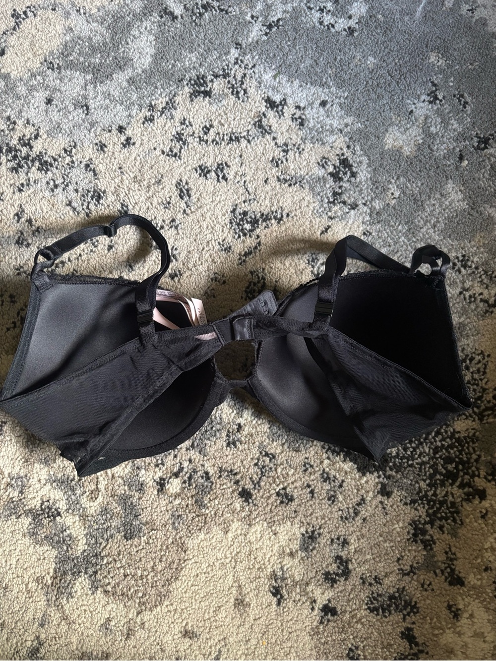 Victoria's Secret Black Embroidered Star & Moon Push-Up Bra - Picture 3 of 5